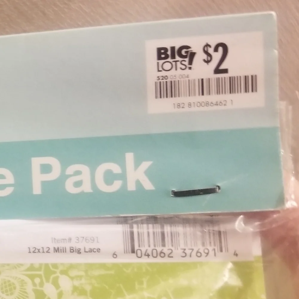 NWT 12 pack of 2 sided scrapbook paper - Picture 7 of 7